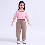 Plain Basic Polo Shirt For Girls Image