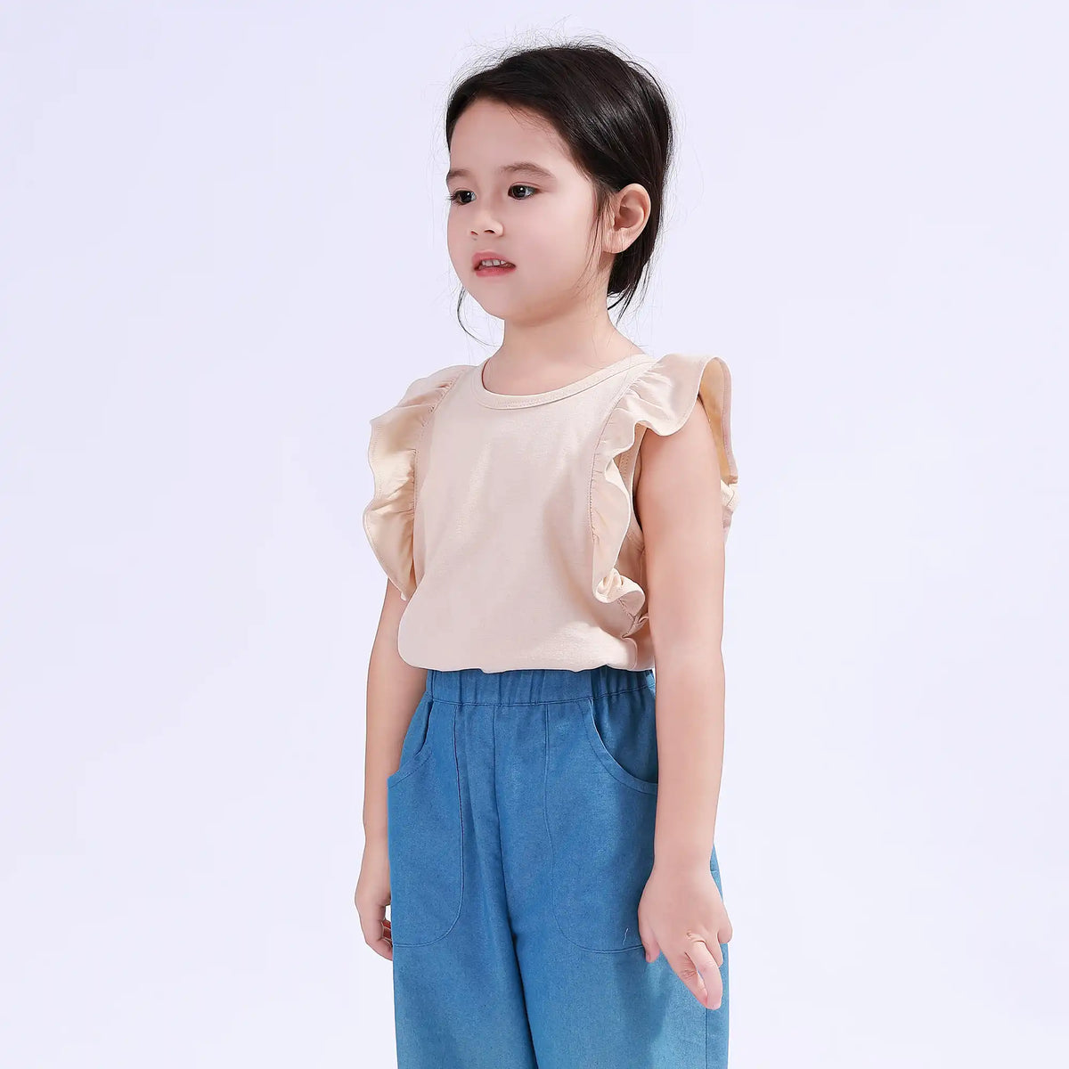 Plain Basic Vest For Girls Image