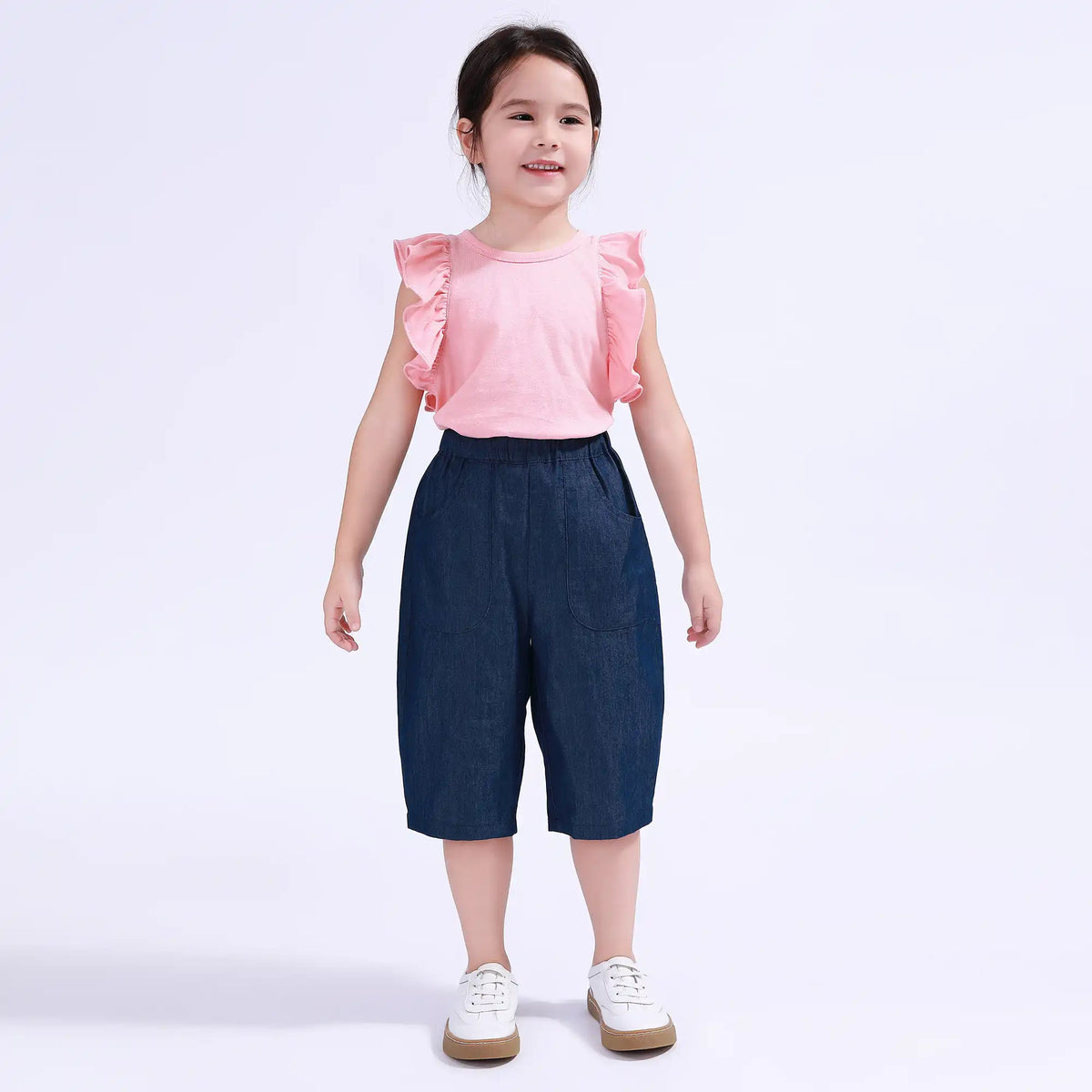 Plain Basic Vest For Girls Image