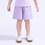 Purple Ordinary Basic Shorts For Girls Image