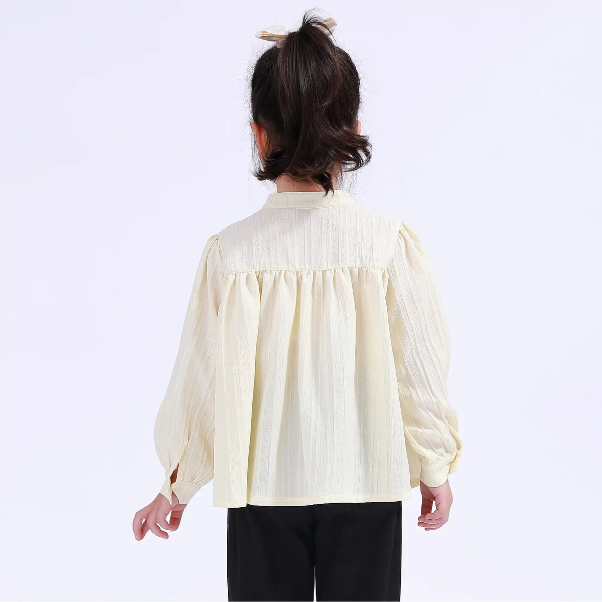 Striped Basic Shirt For Girls Image