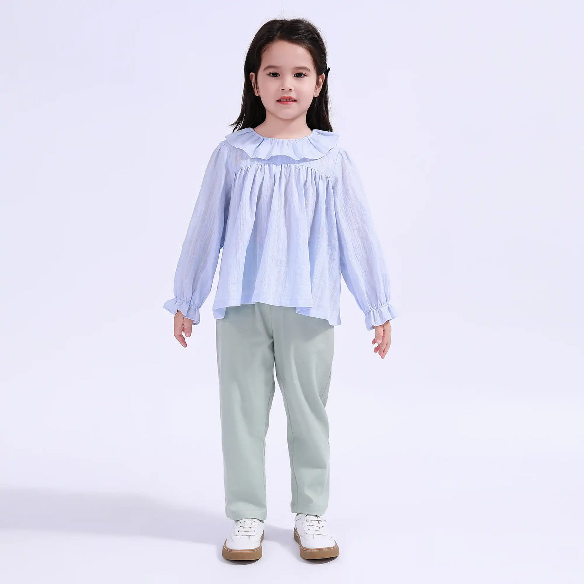 Plain Basic Blouse For Girls Image