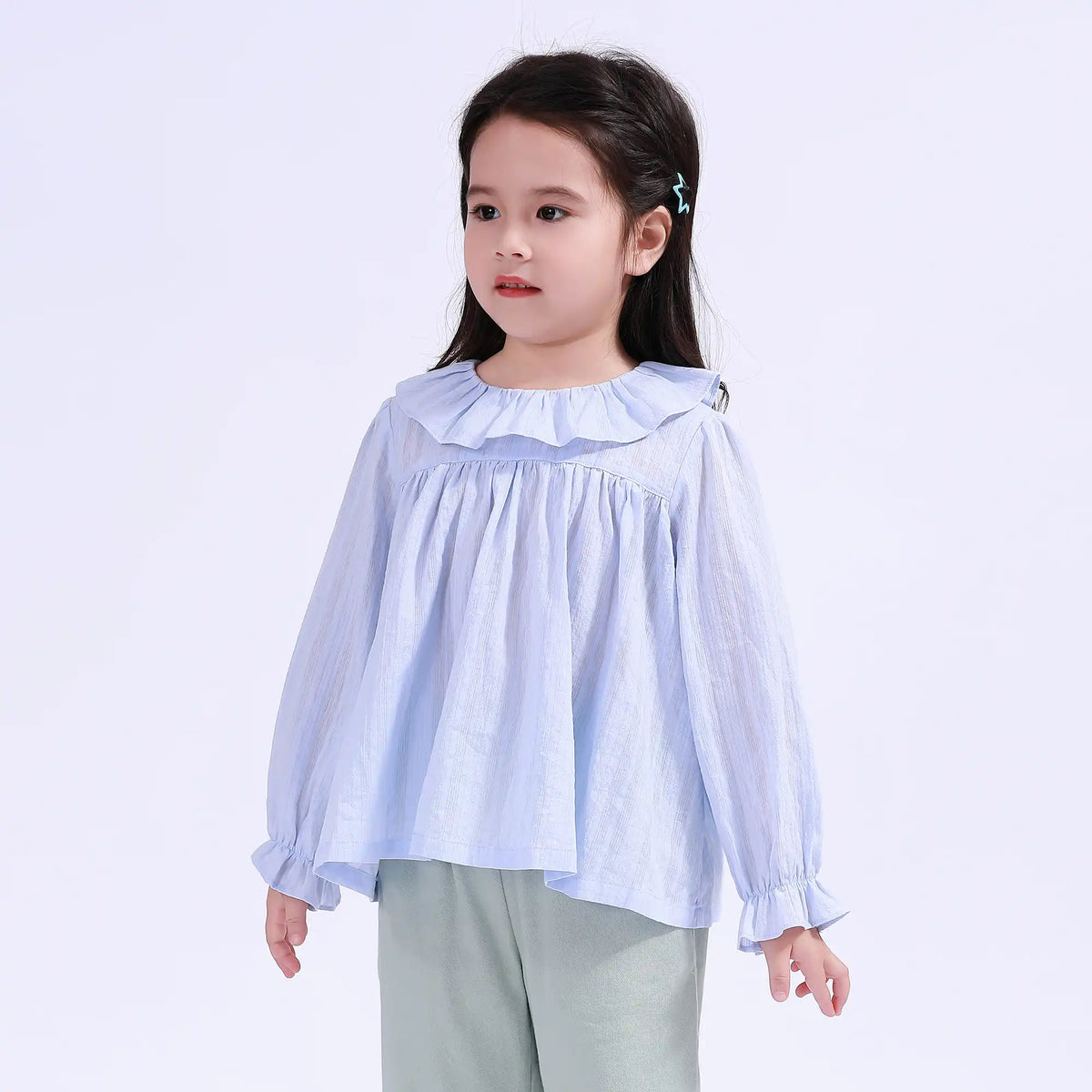 Plain Basic Blouse For Girls Image
