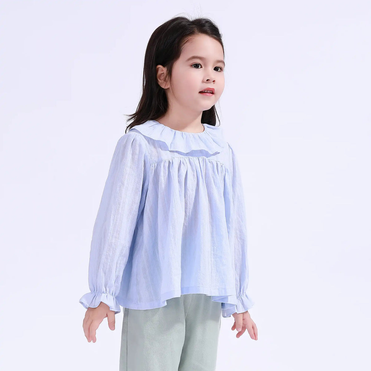 Plain Basic Blouse For Girls Image
