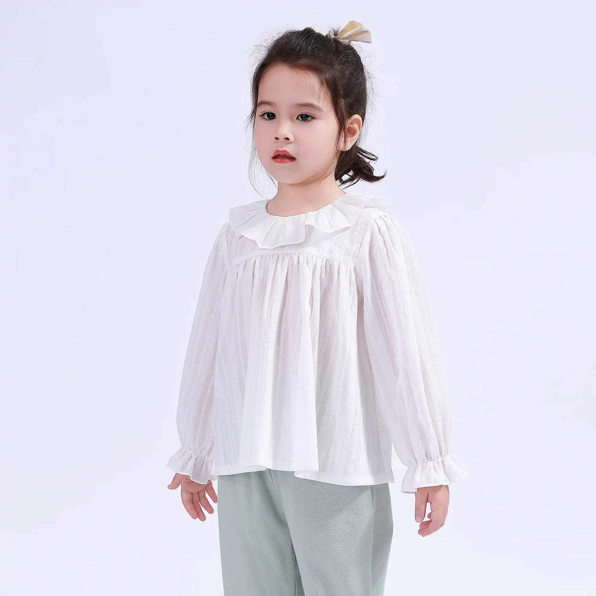 Plain Basic Blouse For Girls Image