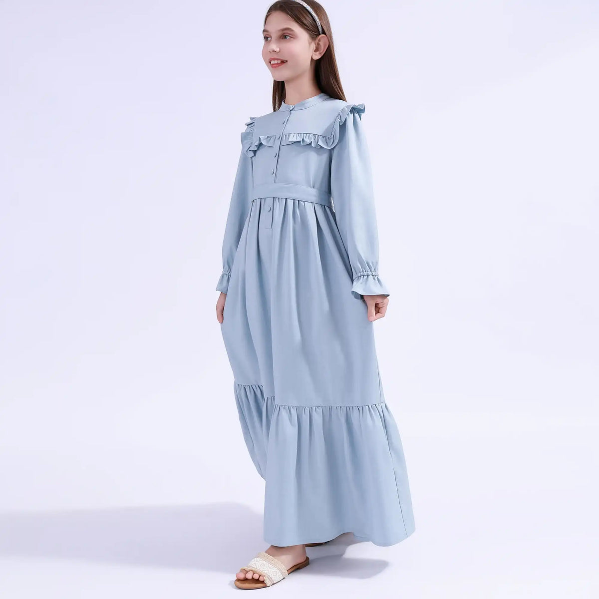 Plain Galabia For Girls Image