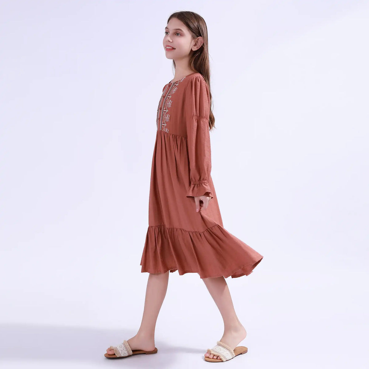 Embroidery Galabia For Girls Image