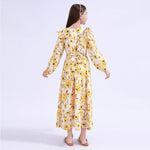 Floral Galabia For Girls Image