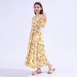 Floral Galabia For Girls Image