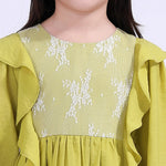 Floral Galabia For Girls Image