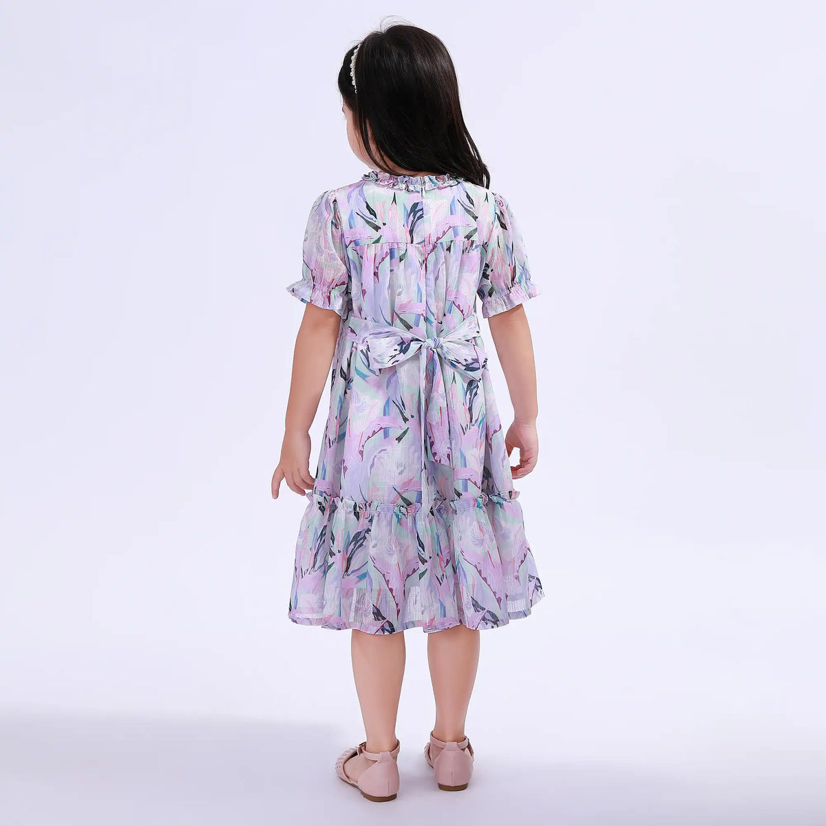 Printed Galabia For Girls Image