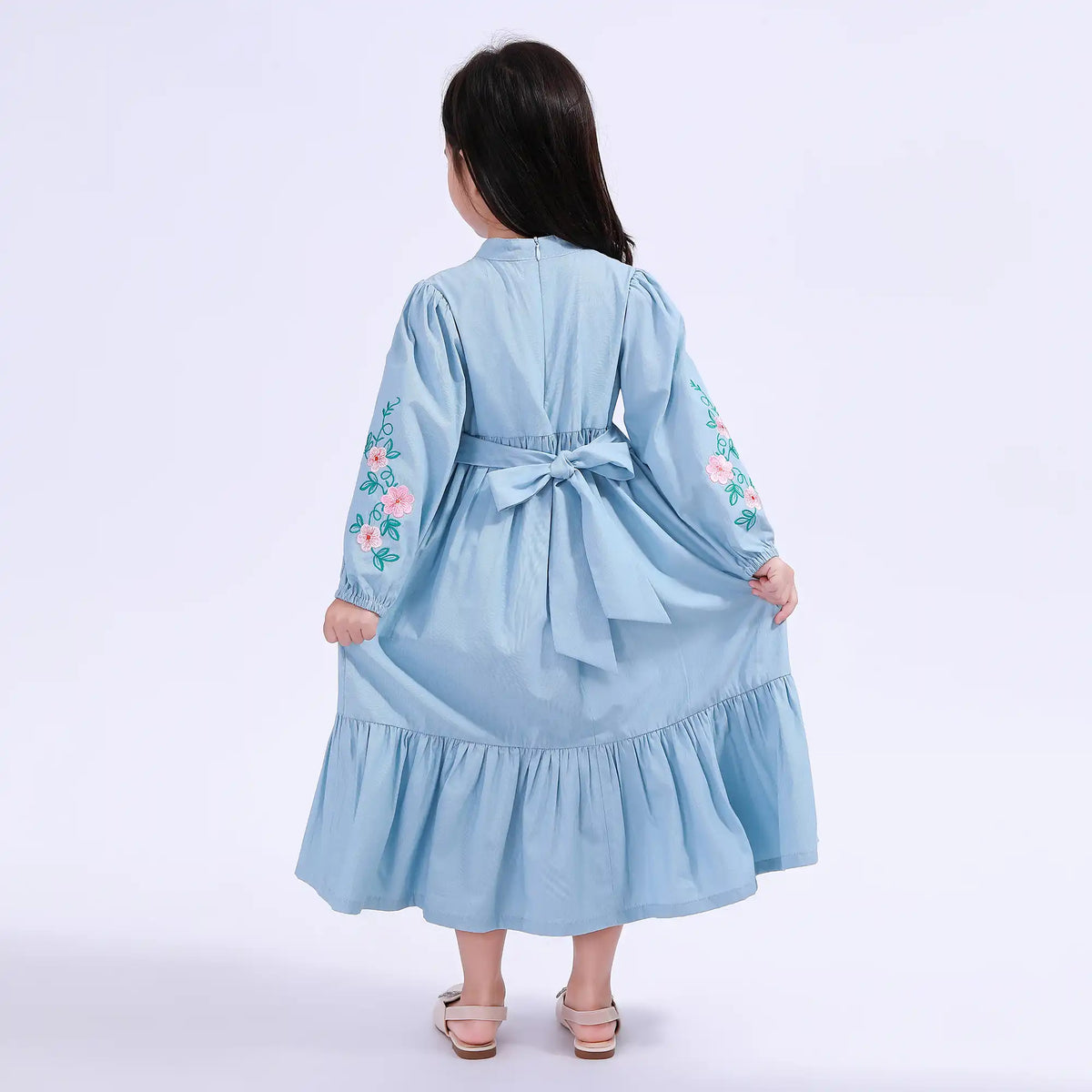 Floral Galabia For Girls Image