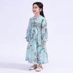 Floral Galabia For Girls Image