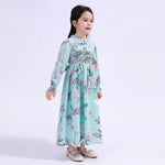 Floral Galabia For Girls Image