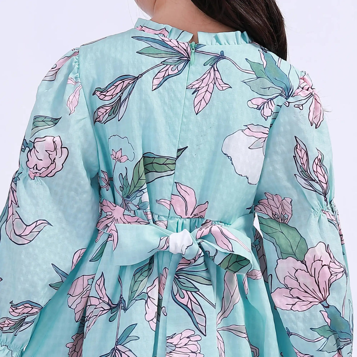 Floral Galabia For Girls Image