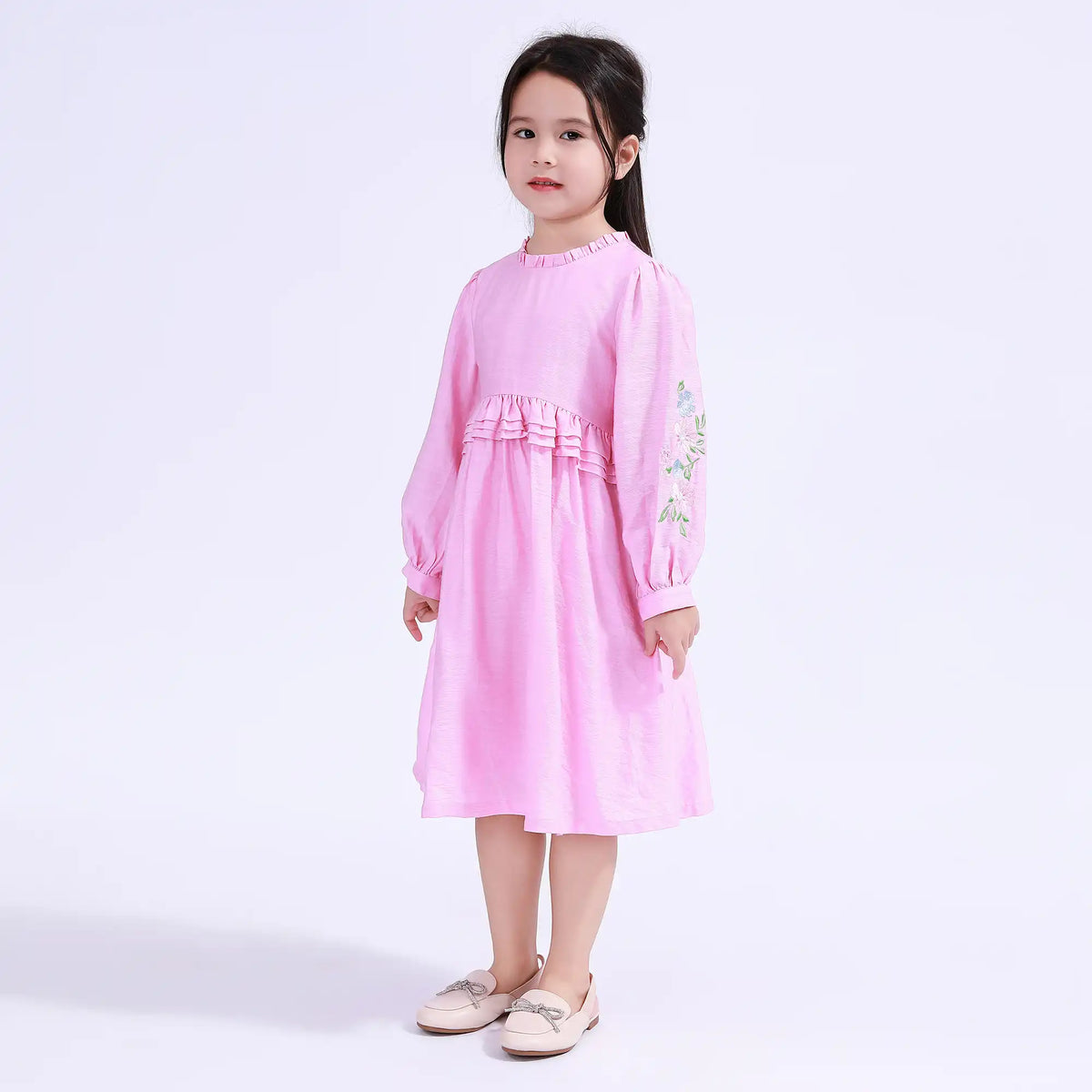 Floral Galabia For Girls Image