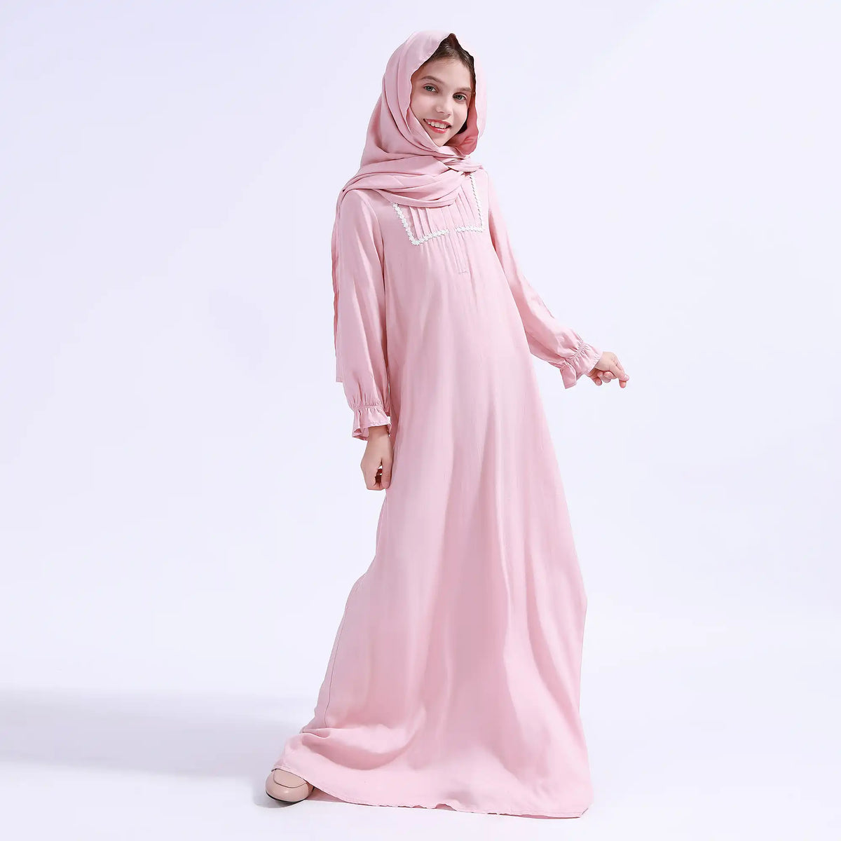 Plain Prayer Robe For Girls Image