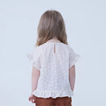 Floral Linen Blouse For Baby Girl Image