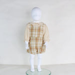 Plain Linen Shirt For Baby Girl Image