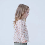 Floral Linen Shirt For Baby Girl Image