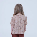 Floral Linen Shirt For Baby Girl Image