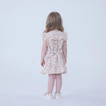 Floral Linen Dress For Baby Girl Image