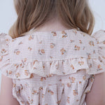 Floral Linen Dress For Baby Girl Image