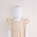 Jacquard Linen Romper For Baby Girl Image