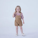 Checked Linen Shirt For Baby Girl Image