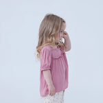 Jacquard Linen Blouse For Baby Girl Image