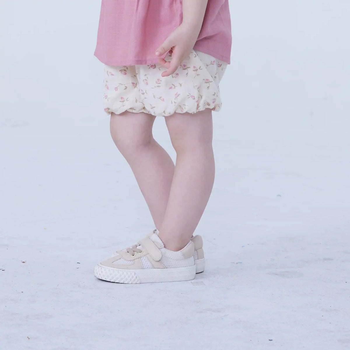Baggy Linen Shorts For Baby Girl Image