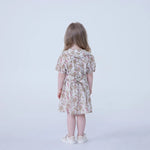 Floral Linen Dress For Baby Girl Image