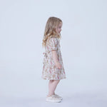 Floral Linen Dress For Baby Girl Image
