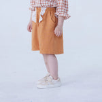 Baggy Linen Shorts For Baby Girl Image