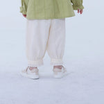 Ankle-Tied Linen Pants For Baby Girl Image