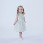 Floral Linen Dress For Baby Girl Image