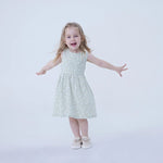 Floral Linen Dress For Baby Girl Image