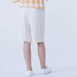 Baggy Linen Shorts For Girls Image