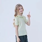 Jacquard Linen Shirt For Girls Image