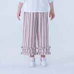 Wide-Leg Linen Pants For Girls Image