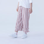Wide-Leg Linen Pants For Girls Image