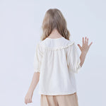 Jacquard Linen Shirt For Girls Image