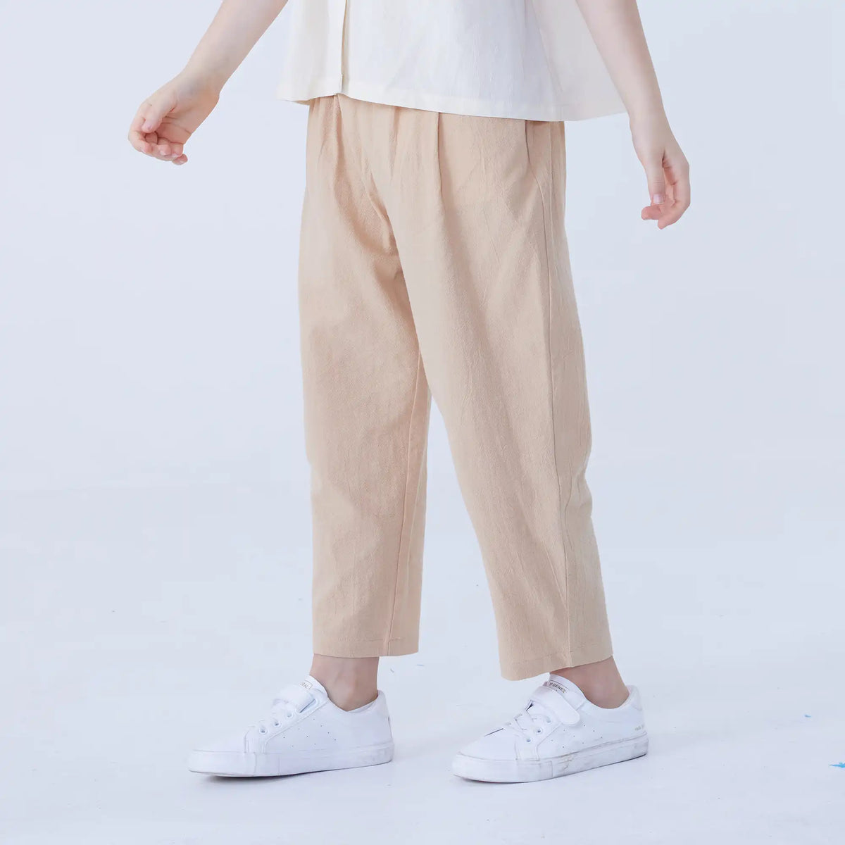 Harem Linen Pants For Girls Image