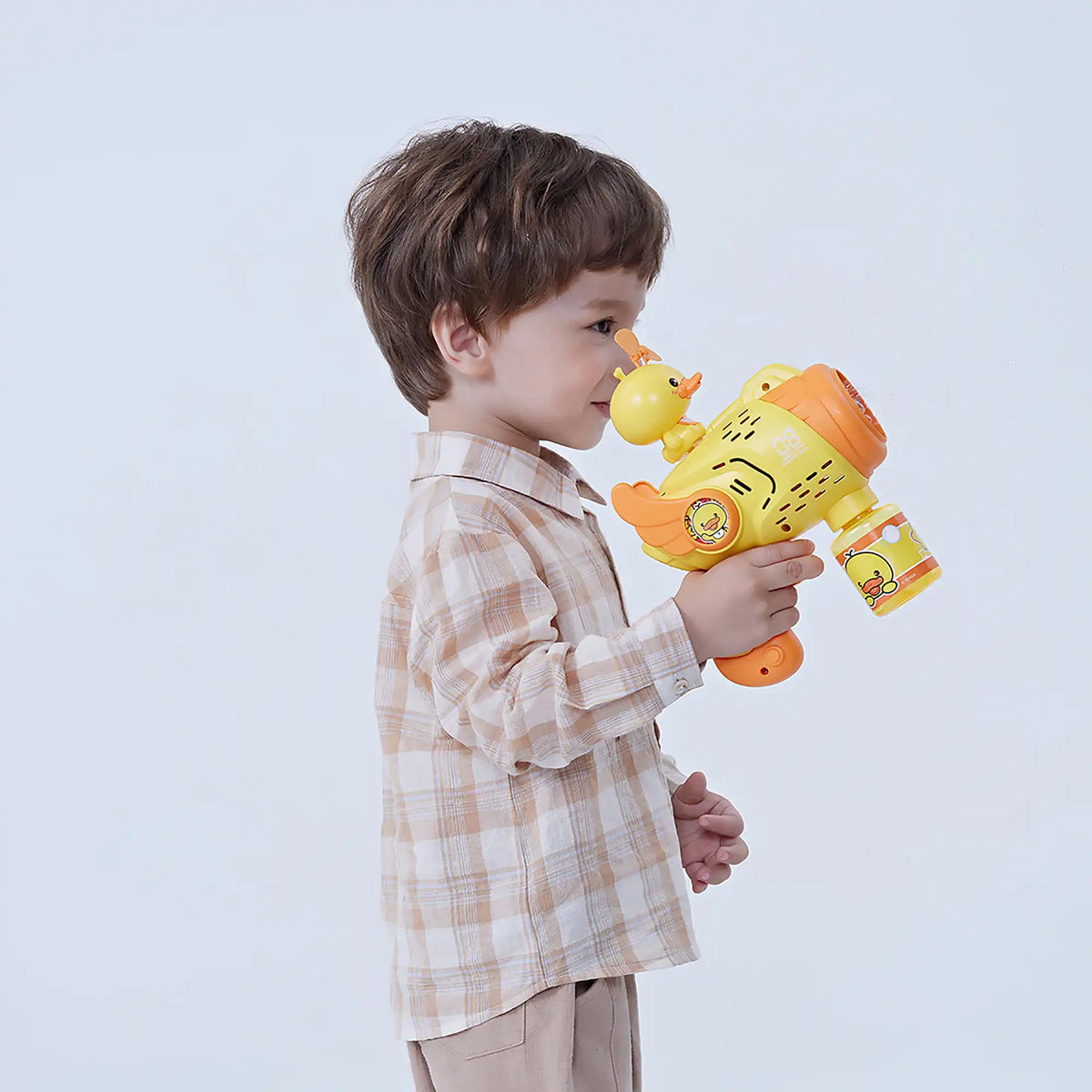 Checked Linen Shirt For Baby Boy Image