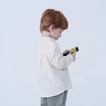 Plain Linen Shirt For Baby Boy Image