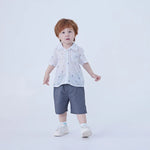 Checked Linen Shirt For Baby Boy Image