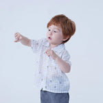 Checked Linen Shirt For Baby Boy Image