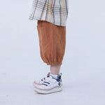 Ankle-Tied Linen Shorts For Baby Boy Image