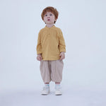 Plain Linen Blouse For Baby Boy Image