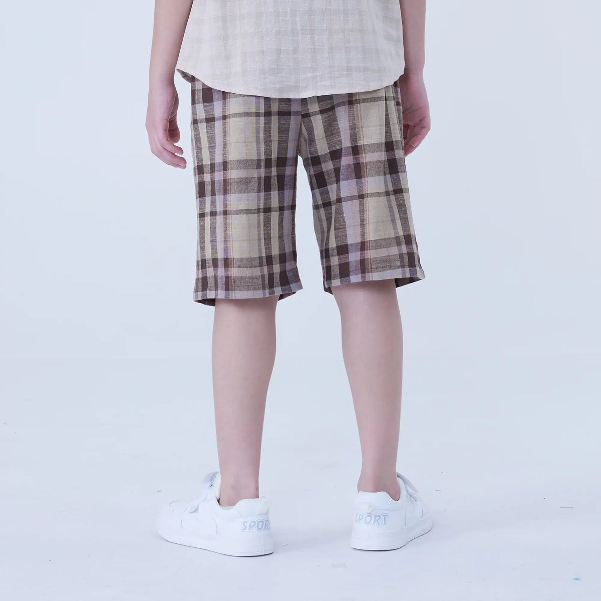 Baggy Linen Shorts For Boys Image